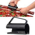 thumbnail image 1 of Wrapping Paper Roll Cutter 1pc Gift Wrap Cutter Wrapping Paper Cutter Tool with Handle Push Cut Easy Sliding Birthday Gift Wrap Paper Roll Dispenser and Cutter Holder, 1 of 7