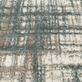 thumbnail image 4 of Mainstays 5'x7' Crosshatch Shag Teal Indoor Area Rug, 4 of 7