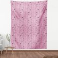 thumbnail image 3 of Ambesonne Abstract Fabric by the Yard Upholstery, Modern Pink Geometric Art, 3 Yards, Pink Charcoal Grey, 3 of 4