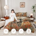 thumbnail image 4 of Erosebridal White Horse Queen Comforter Set, Oil Painting Floral Bedding Comforter Set, 4 of 6
