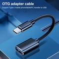 thumbnail image 2 of Bluethy OTG Data Cable Plug And Play Portable High Toughness Universal Type-C Male to USB 2.0 Female OTG Adapter Cable for Home, 2 of 8