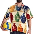 thumbnail image 4 of Bowling Men's Short Sleeve Beach Shirts, Casual Button Down Poplin Printed Summer Tops - Unisex, 4 of 6