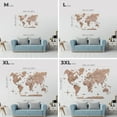 thumbnail image 4 of Enjoy The Wood 3D Wood World Map Wall Art Large Wood Wall Décor Housewarming Gift Idea Wood Wall Art World Travel Map for Home & Kitchen or Office (L, Terra), 4 of 6