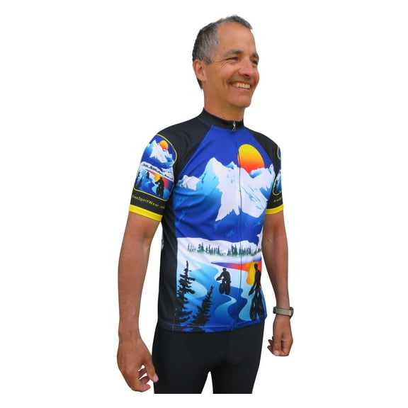 Free Spirit Bike Jerseys FatBike Cycling Jersey - Wordless