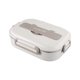 thumbnail image 2 of Fiambrera Bento Box de acero inoxidable 304, para horno microondas, especial para estudiantes, portátil, con aislamiento, 2 of 2