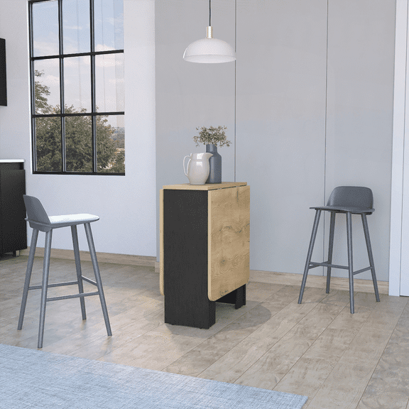 Kailua 3-in-1 Transformable Folding Dining Table - Space-Saving for Small Apartments & Multi-Use Rooms