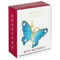 thumbnail image 2 of Hallmark Keepsake Christmas Ornament 2020, Mini Bitty Butterfly, Metal, 0.96", 2 of 7