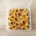 Cute Sunflower Push Pins Thumb Tacks Decorative Push Pins Cork Board