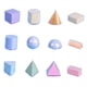 thumbnail image 5 of Juego de bloques de formas geométricas, manipuladores de sólidos geométricos 3D, bloques de patrón transparente para preescolar, útiles escolares para, 5 of 10