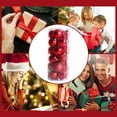 thumbnail image 6 of feimajia 24Pcs Christmas Tree Balls Ornaments for Xmas Tree 30mm/1.18" Shatterproof Christmas Tree Decorations Hanging Ball for Holiday Wedding Party Christmas Decorations, 6 of 8