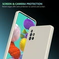 thumbnail image 5 of for Samsung Galaxy A51 4G Case White, Scratch Resistant with Soft Touch, Slim Thin Phone Cover for Samsung Galaxy A51 4G, 5 of 14