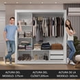 thumbnail image 5 of Ropero Closet Madesa 3 Puertas 3 Espejos BB 01, 5 of 5