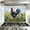 Color 2, variant on Kitchen Backsplash Peel and Stick Wall Murals Rooster Chicken Farm Animal Farmhouse Rooster Sunflowers Removable Mural 35.4"W x 23.6"H, Oil Proof Vinyl Wallpaper for Fireplace & Behind Stove