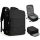 thumbnail image 1 of Mochila de viaje Coofay, grande, negra, impermeable, 45 L, 1 of 7