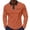 Orange, variant on fnnxeal Mens Polo Shirts, Collared Zipper Long Sleeve Fall Winter Casual Pocket Orange Polo Shirts for Men Size 3XL