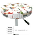 thumbnail image 4 of Kll Excavator Round Bar Chair Cushion Cover 13 Inch,Bar Stool Protector With Elastic, Soft Washable, 4 of 7