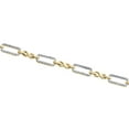 thumbnail image 4 of 10K Yellow Gold Round Diamond Infinity Link Statement 5mm Pave Bracelet 1/5 CT., 4 of 7