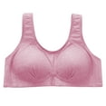thumbnail image 5 of Uqiangy Racerback Bras for Women Women's Bras Bra for Plus Size Women Bras for Women Running Girl Sports Bras for Women Pushup Bra No Underwire Pink L, 5 of 8