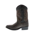 thumbnail image 3 of Kid'S Monterey Brown/Black Cowboy Kids Boot, 3 of 6