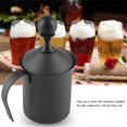 thumbnail image 1 of Foam Maker, Rust  Milk Frother, Manual Double Mesh Stainless Steel Milk Tea Store for Home Cafe Restaurant, 1 of 8