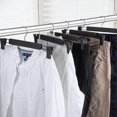 thumbnail image 2 of 10 Pcs Pants Hangers, Clip Hangers, Plastic Hangers, Pant Hangers With Clips, Strong Non-slip Clips, For Skirts, Jeans, Pants (black), 2 of 5