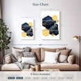 thumbnail image 3 of Elephant Stock Geometric Greek Odyssey Wall Art - Vertical Multi Panel Canvas - Living Room Wall Decor - Abstract Multi Panel - Yellow And Blue Decor By Urban Epiphany - 14" x 23", 3 of 4