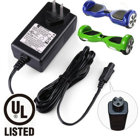 Universal Hoverboard Charger - Lithium Battery Charger for Razor Hovertrax 2.0, SWAGWAY X1, SWAGTRON T1 T3 T6, Output 36V - 42V