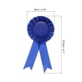 thumbnail image 2 of Uxcell Blank Award Ribbon, Rosette Ribbon Honorable Prize Recognition Ribbon, Blue, 12Pack, 2 of 5