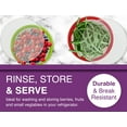 thumbnail image 4 of Arrow Berry Bowl and Colander Set, 4 of 9