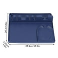 thumbnail image 4 of AMERTEER Porte-Cuillère en Silicone, Support de Rangement pour Spatules, 6 Compartiments, Bleu, 4 of 10