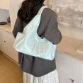 thumbnail image 3 of Bolso Hombro Hobo Diseñador Lujo Cuero Suave PU para Mujer, 3 of 9