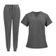 thumbnail image 2 of Uniformes de enfermería Semana de la enfermería Ropa de trabajo de enfermería para uso diario en hospitales gris, 2 of 9