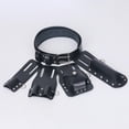 thumbnail image 6 of Work Belt Tool Belt & Pouches Multitool Adjustable 5 in Waist Pouch Black, 6 of 8