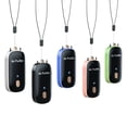 thumbnail image 4 of Inteprter Ambientador recargable electrónico usable collar generador de iones negativos cuello colgante al aire libre coche Smog removedor Electrodomésticos Negro, 4 of 6