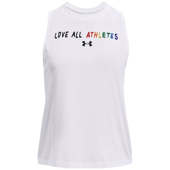Under Armour Womens Love All Athletes Graphic-Print Tank Top