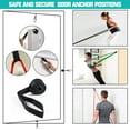 thumbnail image 3 of Woeilo Bande de Résistance, Bandes d'Assistance au Traction, Bandes d'Entraînement, Bandes d'Exercice, Ensemble de Bandes de Résistance avec Ancre de Porte, Entraînement, Thérapie Physique, Corps en Forme, Hommes et Femmes, 3 of 5