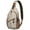 Bright, variant on Boho Summer Beach Sling Backpack with Hawaiian Floral, Jungle Leaves, Palm Leaf Pattern, Vibrant Botanical Tropical Print for Travel