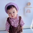 thumbnail image 4 of Eleanos Newborn Baby Girls Cute Beret Hat Toddler Candy Color Knitted Caps Hospital Hats Headwear, 4 of 8
