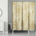 thumbnail image 2 of Creative Products Large Sunflower Head Gold and Yellow 71x74 Shower Curtain, 2 of 2