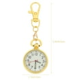 thumbnail image 3 of Durable Stainless Steel Night Glow Pocket Watch with Buckle Design for Decor Golden Color, 3 of 9