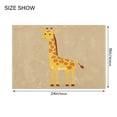 thumbnail image 4 of IAUYY Set of 2 Inch Bath Mat Thick Soft Plush Shower Mat TPR Backing Material Non Slip Bath Mats for Bathroom for Tub Shower Hotel Cute Giraffe, 4 of 9