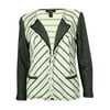 Style & Co. Women's Open Front Striped Cardigan (PM, Cloud)