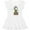 AA-White, variant on Inktastic Farm Animal Girls Toddler Dress
