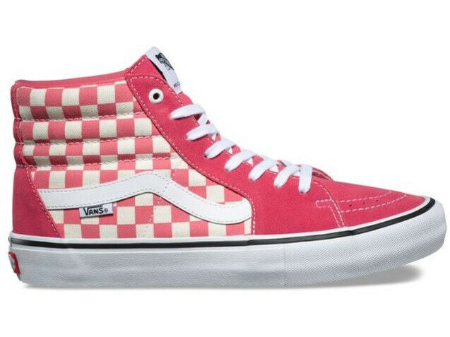 mens pink high top vans