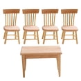 thumbnail image 1 of KAKOWELY 1 Ensemble de Mini Maison Table Jouet Décoration Miniature Kit Table Chaise Mini Meubles, 4.13"X2.64"X2.48 Pouces, 1 of 5