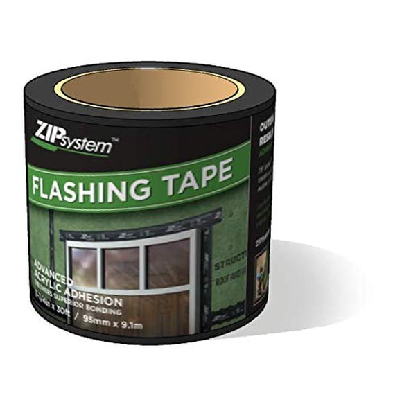 Zip System Huber Cinta Intermitente Autoadhesiva Para Puertas Y Ventanas, Aberturas Rugosas (3.75" X 30')