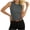 Gray, variant on Womens Tops Short Sleeve New Women’s Ribbed Tank Tops Knit Round Neck Sleeveless Fitness Sports Camisole Breathable Gym Running Tops,M