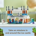 thumbnail image 5 of LEGO Minecraft The Ice Castle Toy with Zombie and Skeleton Mobs Figures, 21186 Birthday Gift Idea for Kids, Boys and Girls Ages 8 Plus, 5 of 8