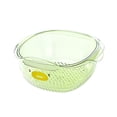 thumbnail image 3 of Colador de cocina, cuenco resistente y multifuncional para limpiar frutas y alimentos. verde pequeño, 3 of 9