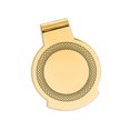 thumbnail image 1 of Gold Plated Sterling Silver Rounded Money Clip, 1 of 3